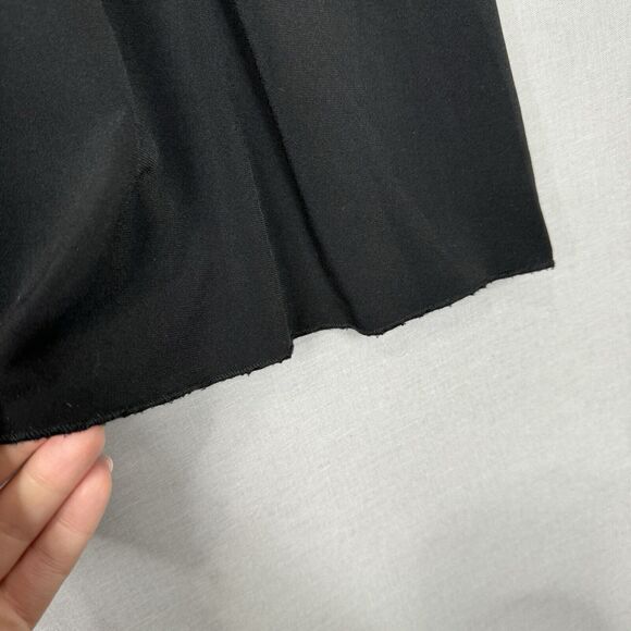 Vintage Laundry By Shelli Segal Womens Dress 0 Black Beaded Jersey Knit Maxi Y2K - Picture 3 of 15